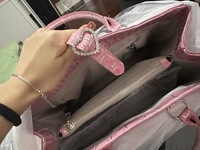 Sacs à main en cuir PU rose à imprimé crocodile de style Y2K, très tendance, pour femmes, grande capacité, imperméables, avec poignée