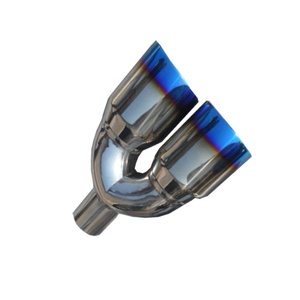 자동차 액세서리 배기 테일 파이프 스테인레스 스틸 배기 팁 자동차 - Product Image 3