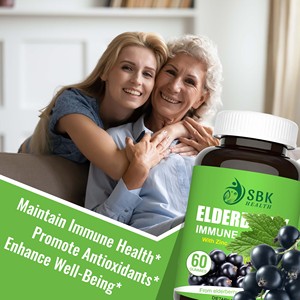Gomitas Inmunitarias de Saúco con Zinc y Vitaminas C y D3, MOQ Bajo, Apoyo Inmunitario, Promueve Antioxidantes, Apoyo para la Piel y el Cabello - Product Image 5