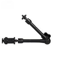 Bras Magique en Alliage d'Aluminium Usiné CNC de 7 Pouces avec Fixation Rapide pour Appareil Photo et Vis 1/4-20 Personnalisée