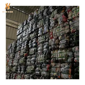 HISSEN Whole Sale Clothing In Uae Bale Who Buys White Knitted Waste Of Small Cut Piece Warehouse Bulk Used Denim Clothes