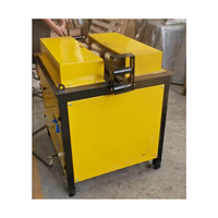 Machine semi-automatique de dérouillage de barres d'acier à moteur 3KW*2 à engrenages avec brosse rotative pour l'élimination de la rouille des barres d'armature/barres rondes