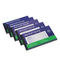 Carnet de reçus autocopiants à couverture rigide de 7 pouces, 3 feuillets, blanc et jaune, avec logo personnalisé pour les transactions et les appels de service