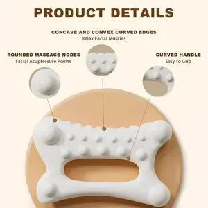 Nouvelle Planche de Gua Sha en Résine Antistatique Portable pour Soin Facial et Corps Entier, Idéale pour Femmes et Adultes (Vente en Gros) - Product Image 2