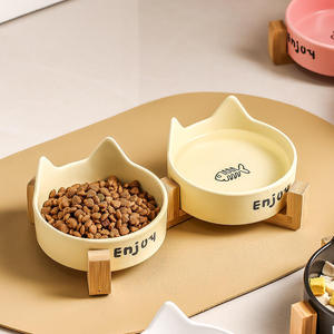 Wholesale <b>Raised</b> Ceramic <b>Dog</b> Cat Food <b>Bowl</b> Anti Spill Water Feeder Dish Easy Non Slip Clean Heavy Duty Pet Feeding Home Use - Product Image 4