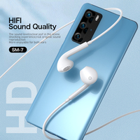 HCQWBING. Écouteurs sportifs filaires 3,5 mm, casque stéréo avec basses, microphone, contrôle du volume, réduction active du bruit (ANC), IPX0, musique