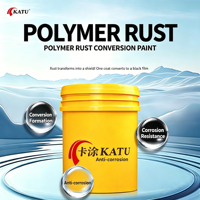 Peinture convertissante de la rouille polymère, apprêt anticorrosion pour structures en acier rouillé, équipements métalliques et protection des surfaces industrielles