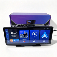 Autoradio sans fil CarPlay Android Auto, écran multimédia 10,26 pouces, caméra avant 4K, caméra arrière 1080P, émetteur FM, AUX