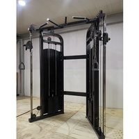 2024 équipement de Fitness de gymnastique système de poulie à câbles multiples Squat Power Cage Rack entraîneur fonctionnel Smith avec pile de poids