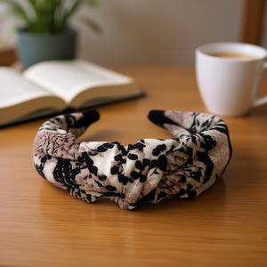 Diadema con nudo de moda para mujer, banda elástica de tela para el cabello, accesorio informal con lazo - Product Image 2