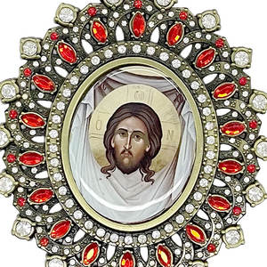 HT alliage de zinc pendentif orthodoxe croix de l'évêque poitrine de prêtre croix jésus saint george vierge <span class=keywords><strong>marie</strong></span> cadeau chrétien rituel religieux - Product Image 6