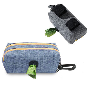 Distributeur de sacs pour animaux de compagnie en tissu Oxford 11x5,5x4,7 cm pour sacs à déjections canines, utilisation en extérieur - Product Image 5