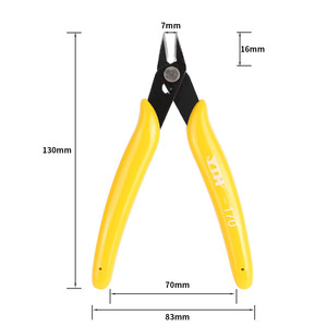 Alicates de Corte <span class=keywords><strong>Diagonal</strong></span> Pequeños de 5 Pulgadas de YTH Manufacturer, Cortadores de Alambre de Precisión, Alicates de Corte Recto para Electrónica, Alicates para Joyería, Herramientas para Hacer Joyas - Product Image 3