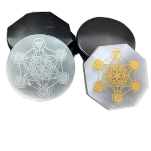 Vente en gros d'usine, ensemble cadeau de pierres de yoga en forme ovale, 7 chakras, en pierres précieuses de qualité supérieure - Product Image 1