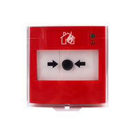 Punto de llamada de fuego manual de alarma de incendio reiniciable con luz LED