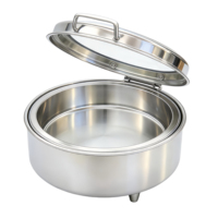 Ensemble de réchauds à alcool 6L, chauffe-plats en acier inoxydable pour restaurant et hôtel, matériel de restauration professionnel