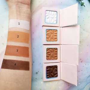 Paleta de contorno resistente al agua, bronceador de contorno de 4 colores, marca privada, venta al por mayor - Product Image 3