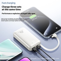 Banque d'alimentation portable Shengcchuangda Y369 10000 mAh, détachable, charge rapide 22,5W, LED Type-C, vente en gros fabricant