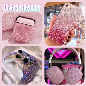 48 Color 3mm Resin Flat Back Rhinestones For <b>Nail</b> Art Phone <b>Case</b> DIY Bling Decor With Tweezers And Glue - Product Image 3