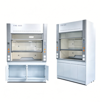 Hotte de laboratoire en acier de 1200/1500/1800 mm, résistante aux produits chimiques, avec conduit, pour laboratoire