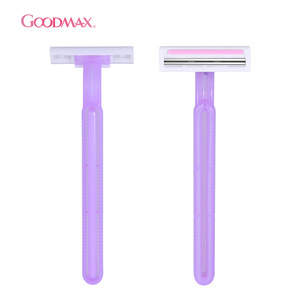Goodmax Women's <b>Razor</b> Triple <b>Blade</b> Purple Disposable For Hotel Use - Product Image 1
