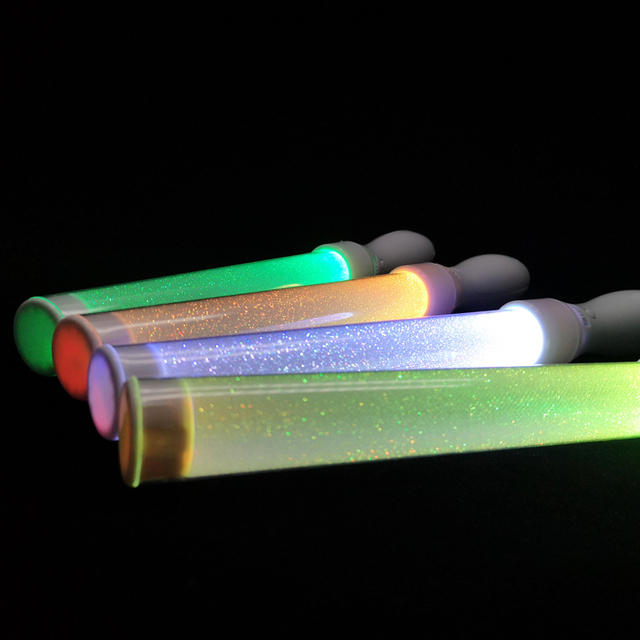 Trending Products 2025 New Arrivals RGB Handheld Stick Light with DMX Control 15 LED Colors 400m Range AAA Batteries Outdoor Use