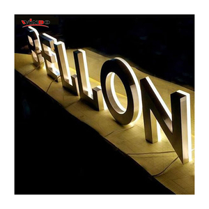Hot-bán 3D thư cửa hàng dấu hiệu Sáng xây dựng tùy chỉnh kinh doanh 3D LED marquee đèn dấu hiệu số chữ kênh thư - Product Image 6
