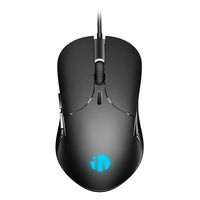 Souris gamer optique USB LED 6 boutons 4000 DPI pour PC portable INPHIC PB1P Souris de jeu filaire professionnelle