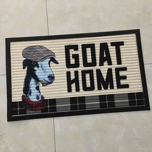 Durable Flat Outdoor Custom Size Personalized Entrance Welcome Front Door Mats - Product Image 1