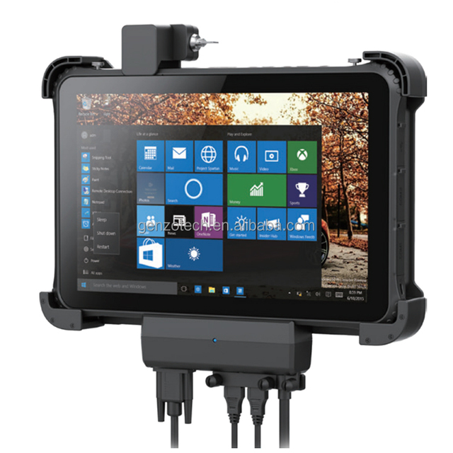GENZO 12 Inch Rugged Tablet windows Rs232 Industrial Extremli Robust Tablet Rugged Tablet I5 I7 windows Vehicle Mount