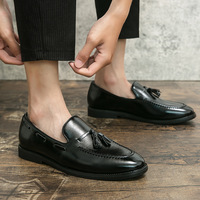 Chaussures habillées pour hommes respirantes à enfiler, élégantes, pour affaires, décontractées, fêtes, bureau