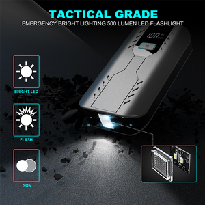 Bộ khởi động bình ắc quy ô tô thiết kế mới 10000mah, bộ khởi động di động, bộ khởi động bình ắc quy di động cho ô tô - Product Image 6