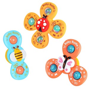 Nouvelle <span class=keywords><strong>hochet</strong></span> pour bébé avec <span class=keywords><strong>ventouse</strong></span>, <span class=keywords><strong>hochet</strong></span> innovant pour bébé pouvant pivoter, ensemble de 3 hochets - Product Image 1