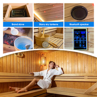 Sauna extérieur personnalisé de haute qualité à vendre 2024 Sauna de jardin à vapeur sèche traditionnelle chaude pour 2 personnes