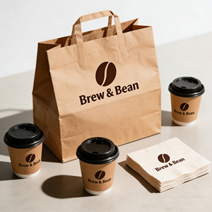 แก้วกาแฟกระดาษสองชั้นสีส้มแบบใช้แล้วทิ้งขนาด 9 ออนซ์ 12 ออนซ์ 16 ออนซ์ ดีไซน์หรูหราสำหรับใส่ชาไข่มุกแบบนำกลับบ้าน พร้อมฝาปิด - Product Image 2