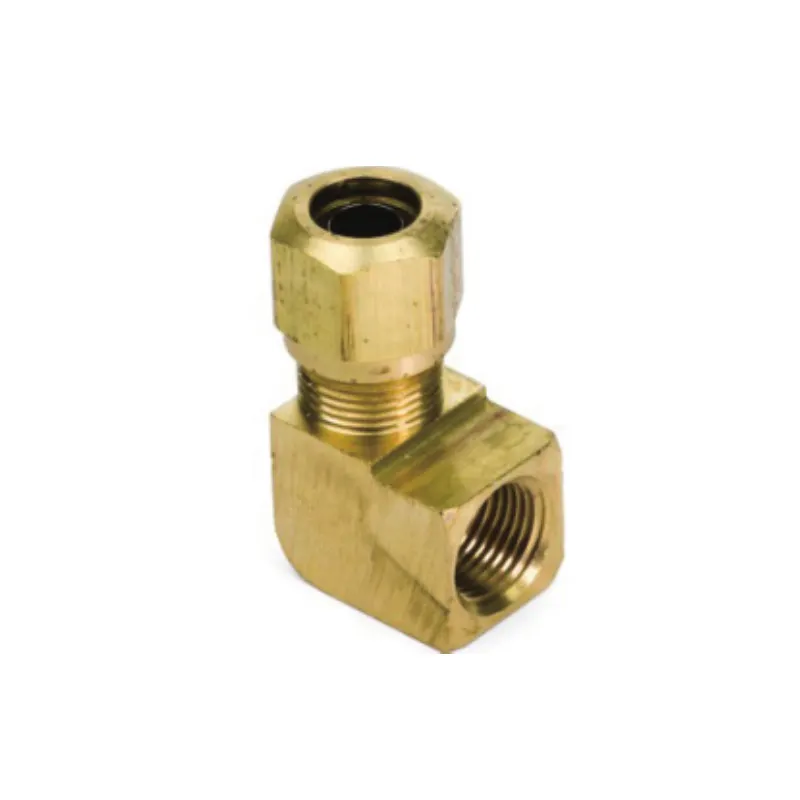 Dot Air Brake Brass Female Connector 90 Degree Elbow Truck Fitting