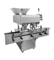 Tabletten- und Cashewnuss-Zähl- und Abfüllmaschine mit Förderband für kleine Granulate und Lebensmittel, einfach zu bedienen, Desktop-Modell mit zwei Behältern