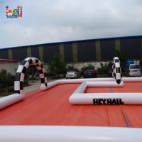 Partie extérieure de voie de voiture gonflable de PVC de qualité commerciale essentielle