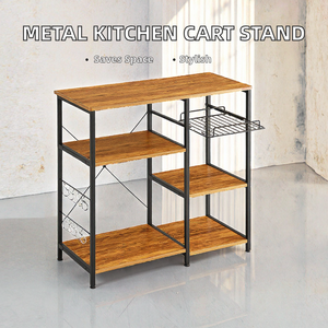 Carrito de Servicio de Cocina de Metal Moderno Vidoo Craft KC016B, Mueble para Microondas, Ahorro de Espacio, Estilo Isla, Hecho en China - Product Image 2