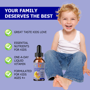OEM ODM Magnesium <b>Liquid</b> Drops for Kids <b>Vitamins</b> L-Theanine Omega-3 Relaxation&Sleep Growth&Develop Memory&Focus <b>Liquid</b> Drops - Product Image 5