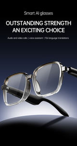 Smart AI glasses with 130 smart translation function and double battery touch control - Product Image 2