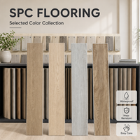 Dalles de sol de garage emboîtables SPC, dalles de vinyle pour usage intensif, surface durable, faible teneur en COV, couleur personnalisée, rénovation de sous-sol, fabricant