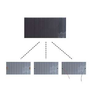 50mA 6V 80*40mm panneaux solaires cellules solaires kit solaire panneau solaire à couche mince panneau solaire amorphe produits Eenrgy solaire de haute qualité - Product Image 4
