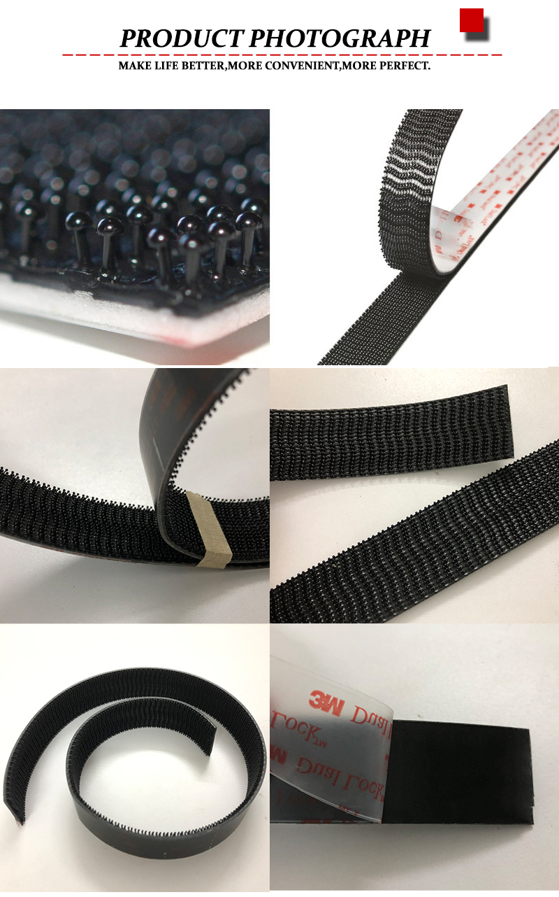Lot De 12 Pastilles Adhésives 3M Dual Lock SJ3550CF - Extra Fortes, Refermables, Pour Fixations Sans Perçage