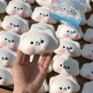CHENXI Ins Popular Hachimi Seal Dumpling <b>Squishy</b> <b>Toy</b> Slow Rise Fidget <b>Toy</b> Stress Relief Squeeze <b>Toy</b> - Product Image 6
