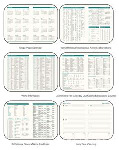 2026 कार्यकारी पु चमड़े के प्लानर कॉर्पोरेट दैनिक डेयरी नोटबुक की आपूर्ति और वितरण - Product Image 3
