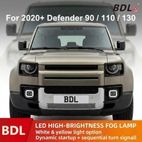 Kit de feux antibrouillard LED pour Land Rover Defender 90/110/130 2020+, DRL avec faisceau de câblage, style ambre ou blanc disponible