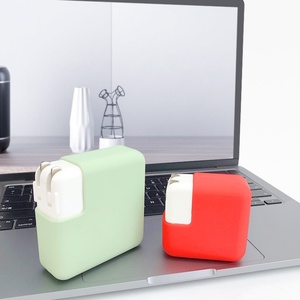 เคสซิลิโคนนุ่มป้องกันสายชาร์จสำหรับ MacBook Air 13 13.6 15 นิ้ว  ฝาครอบอะแดปเตอร์ไฟฟ้า <span class=keywords><strong>Pro</strong></span> 14 M5 M4 M3 พร้อม 11/12/16 - Product Image 3