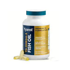 Omega 3 y EPA y DHA de marca privada de alta calidad, mejora la memoria y apoya la salud del corazón en cápsulas blandas. - Product Image 1