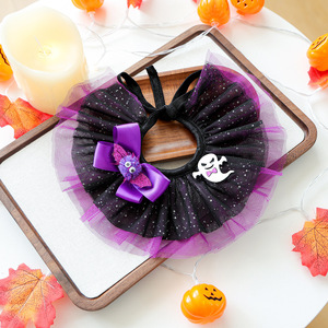 Disfraces temáticos de Halloween para perros, gatos, perros pequeños y cachorros, con pañuelos de gasa y accesorios. - Product Image 2